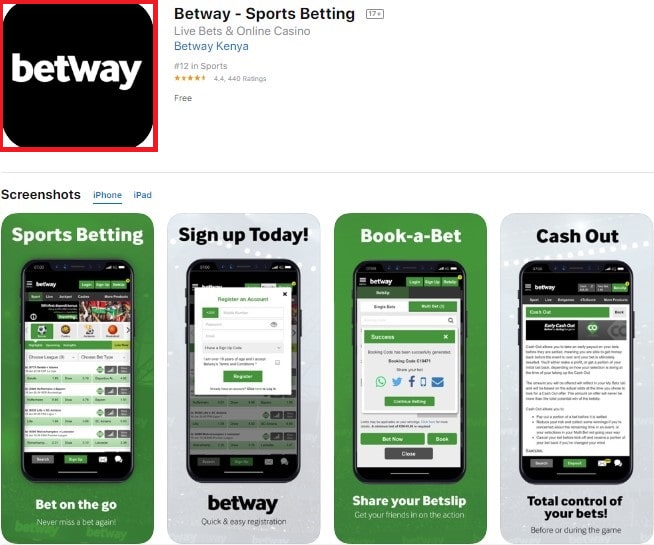 betway ios download