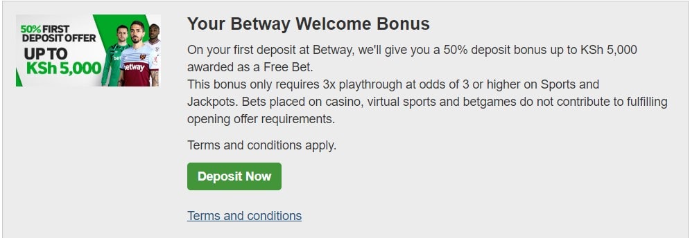 betway bonus