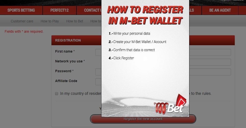 mbet registration