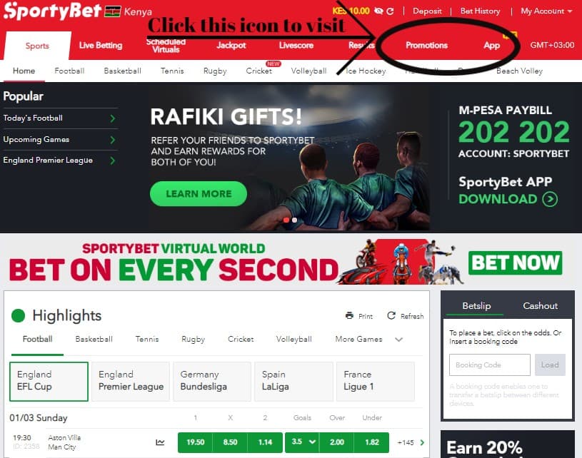 sportybet promotions