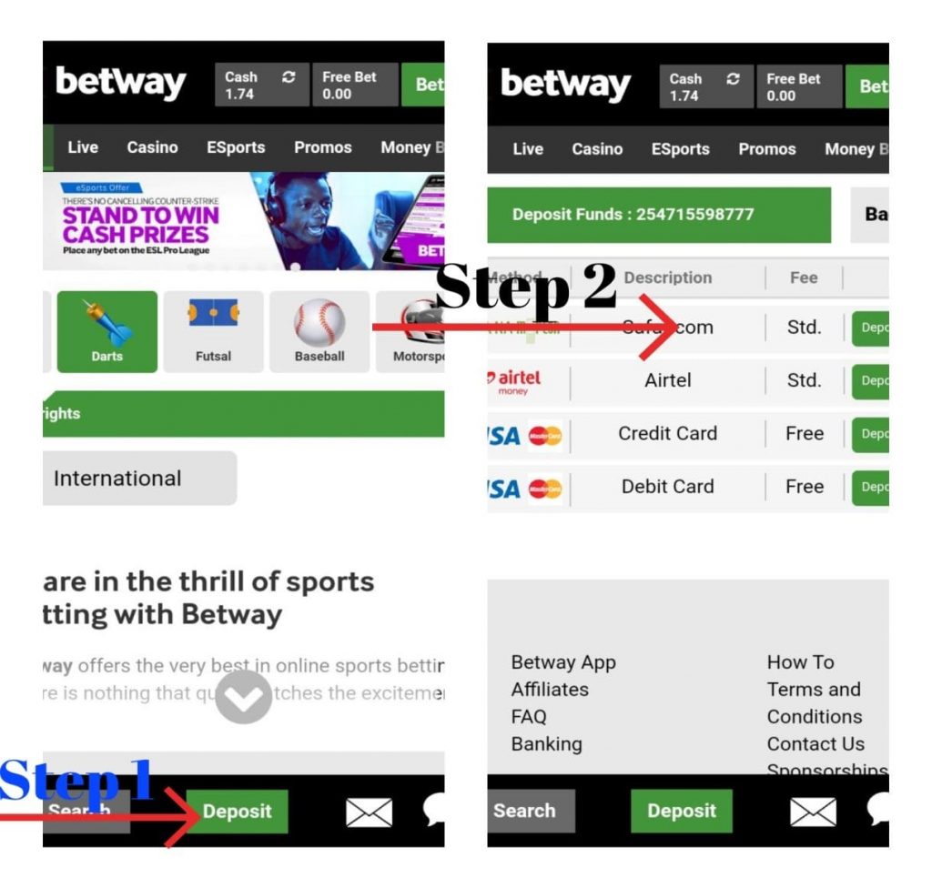 Betway Paypal