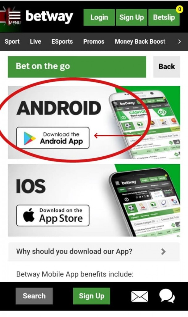 betway android app