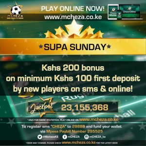 M-Cheza Kenya bonuses