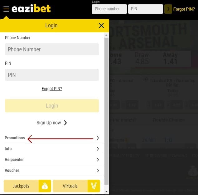 eazibet bonus