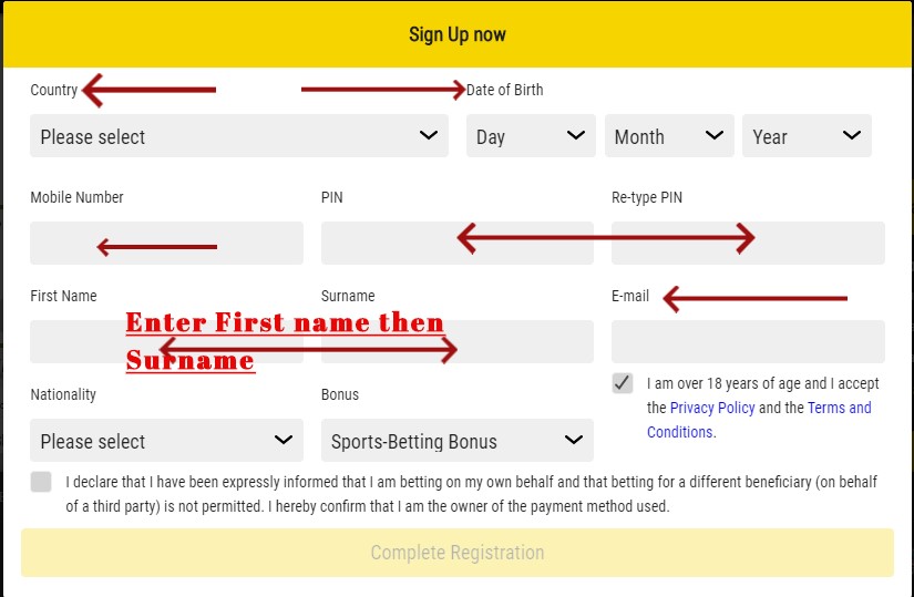 eazibet registration